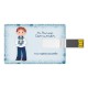 Tarjeta USB 16 GB, niño marinero con vela