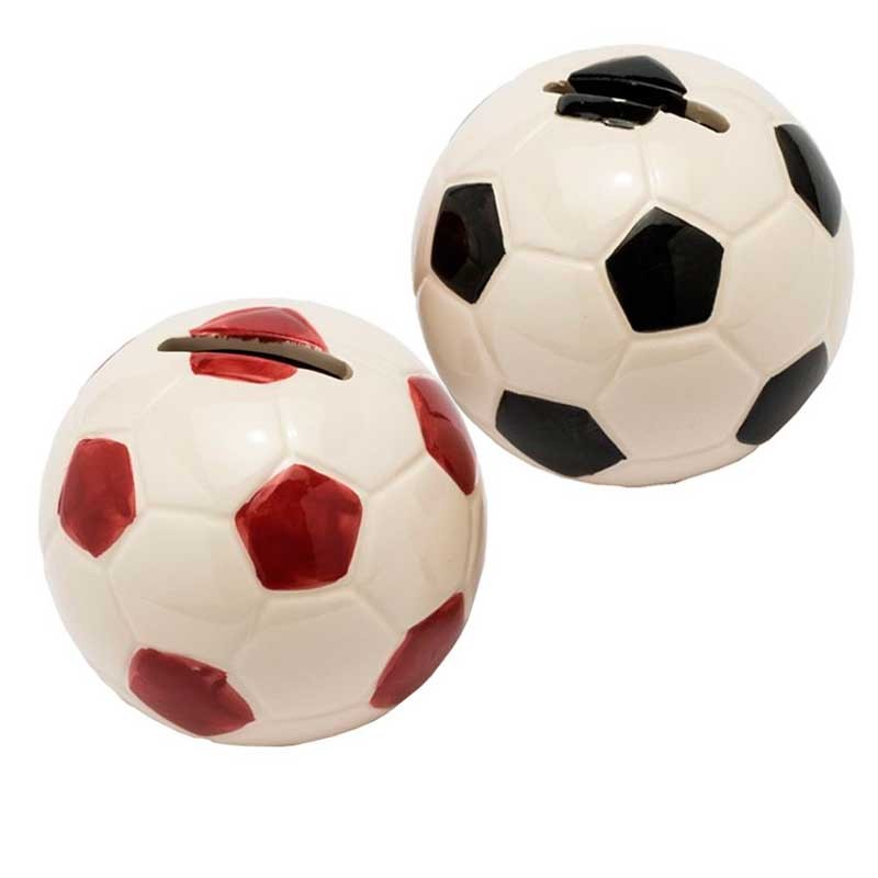 Tienda Lo dudo Propuesta alternativa Detalles infantiles: hucha balón de fútbol. Regalos originales y divertidos.