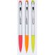 Bolígrafo en pvc y terminales en colores