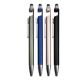 Bolígrafo con soporte sujeta móvil o tablet en color azul