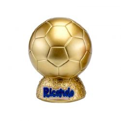 Hucha Balón de Oro personalizada