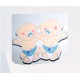 Stickers bebés gemelos azul