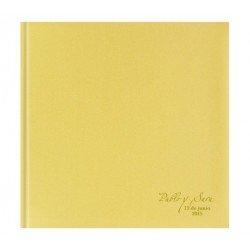 Libro de firmas boda dorado