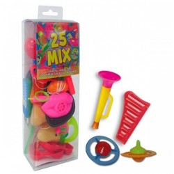 Estuche con 25 juguetes para Piñatas