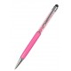 Bolígrafos diamantes, color rosa
