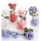 Rosas con tallo de jabón y virutas jabón, detalles para invitadas