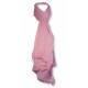 Foulard liso de color rosa, realizado en viscosa
