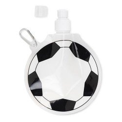 Botella infantil plegable balón fútbol