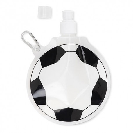 Botella - cantimplora plegable con forma balón de fútbol