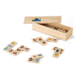 Domino infantil en madera