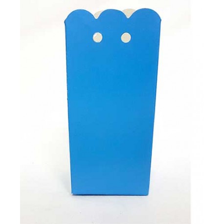 Caja rectangular con ondas, de color azul