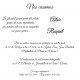 Invitación boda Edima Bouquet 311