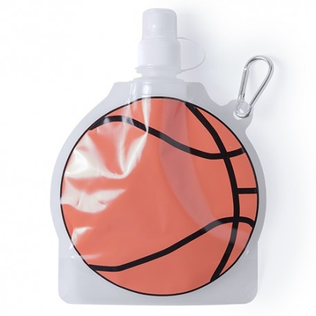 Botella infantil plegable balón baloncesto
