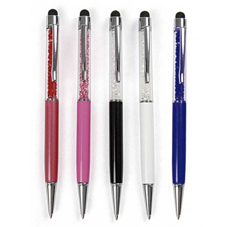 Bolígrafos diamantes, colores variados