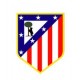 Oblea para la tarta de chuches con el escudo del Atlético de Madrid