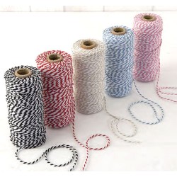 Cordón en algodón bicolor doce hilos