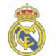Oblea para la tarta de chuches escudo del Real Madrid