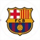 Oblea con el escudo del Barcelona
