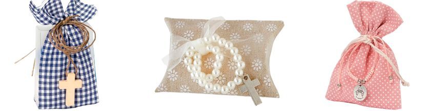 Pulseras, rosarios, broches.. para comunión Regalos para la primera comunión: pulseras con cruces, en estuche, con bolsa, con perlas, rosarios, broches y colgantes